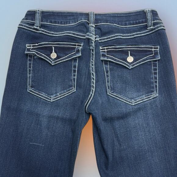 INC Women’s 6 BOOT LEG Blue Jeans - Picture 3 of 4